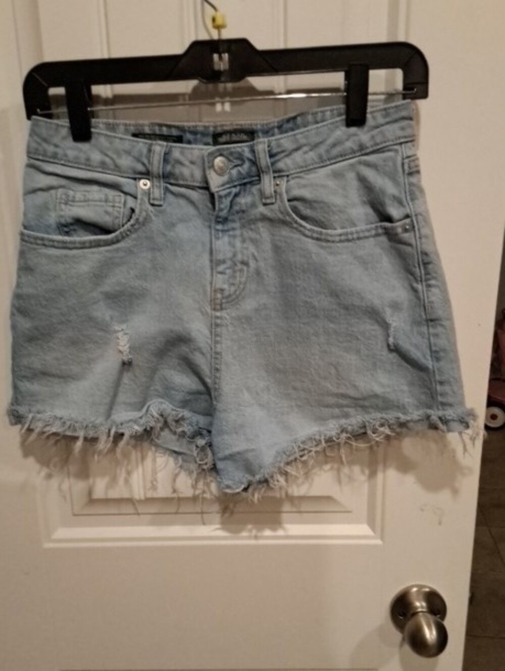 wild fable Light Blue Distressed Denim Shorts